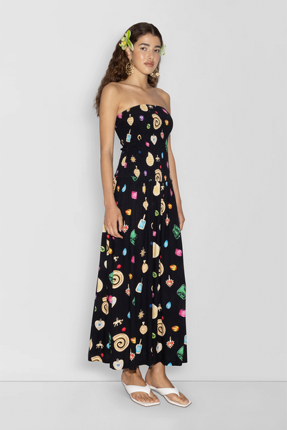 Alyss Maxikleid - Noir Charm
