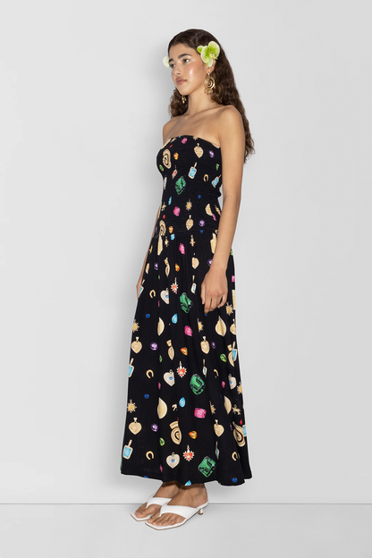 Alyss Maxikleid - Noir Charm