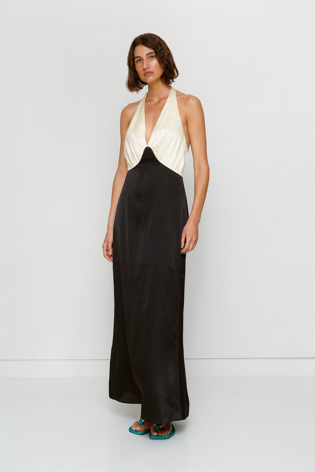 Oahu Slip Dress - Noir
