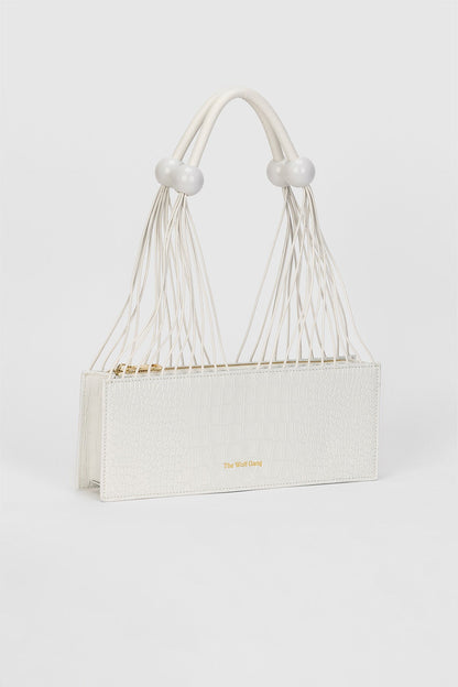 Thea Schultertasche - Elfenbein