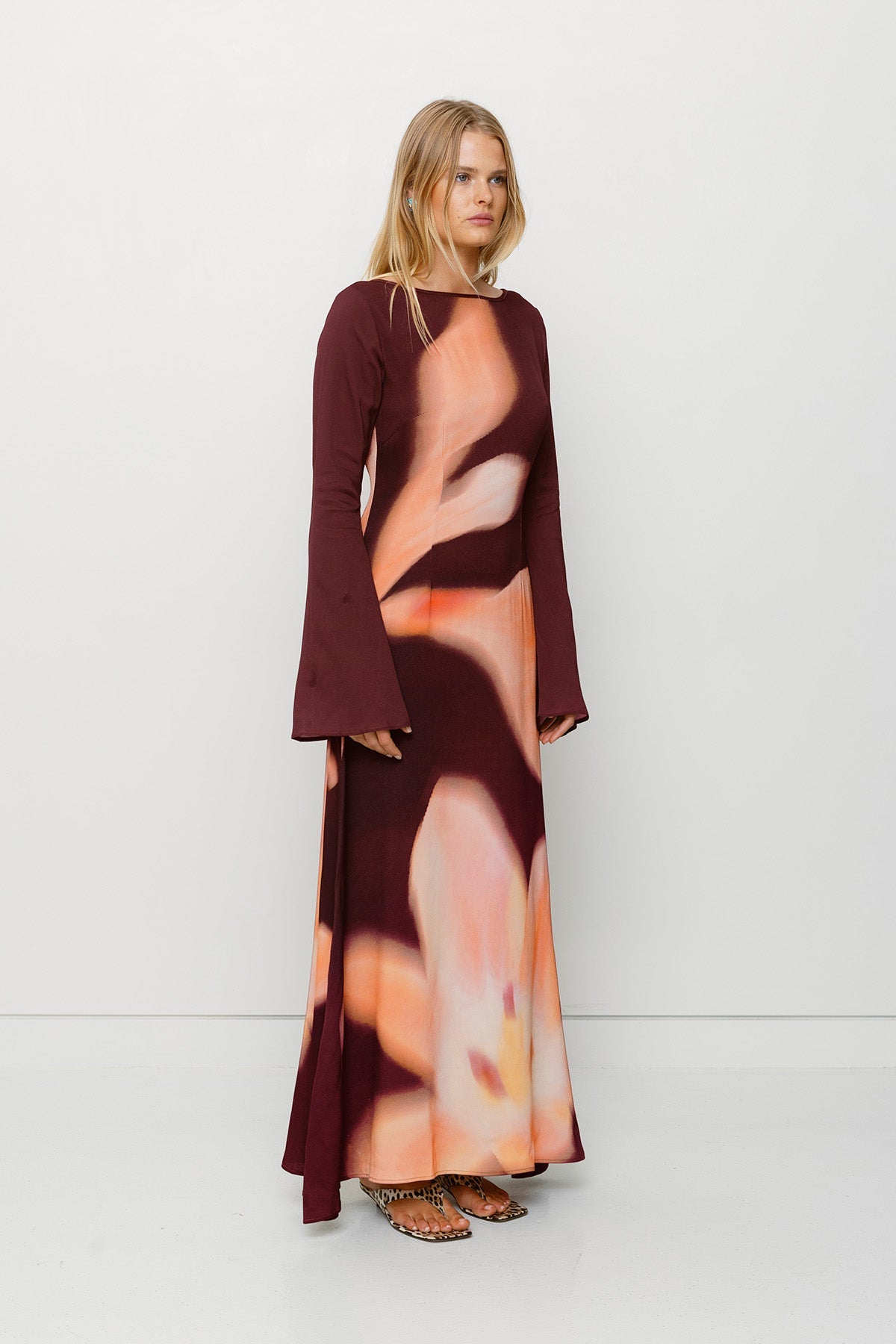 Leona Maxikleid - Kakaoblume