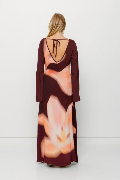 Leona Maxikleid - Kakaoblume