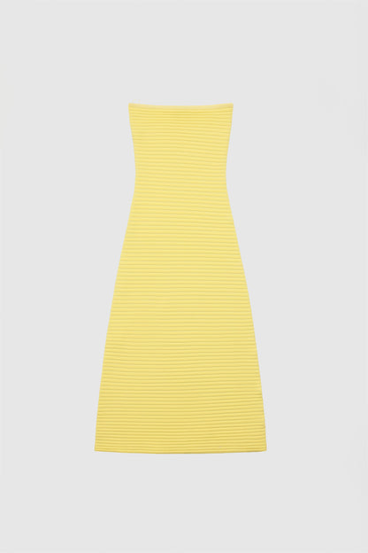Sunmor Strick-Maxikleid - Butter