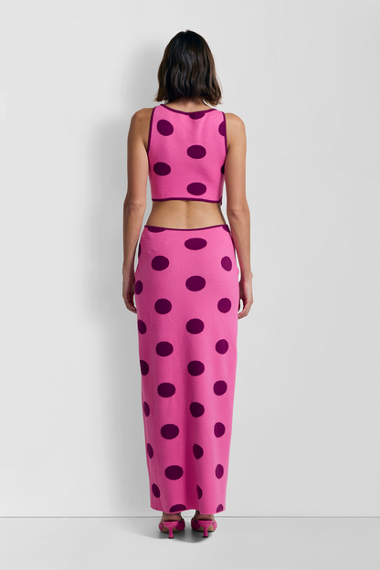 Mira Strick-Maxikleid – Candy Spot