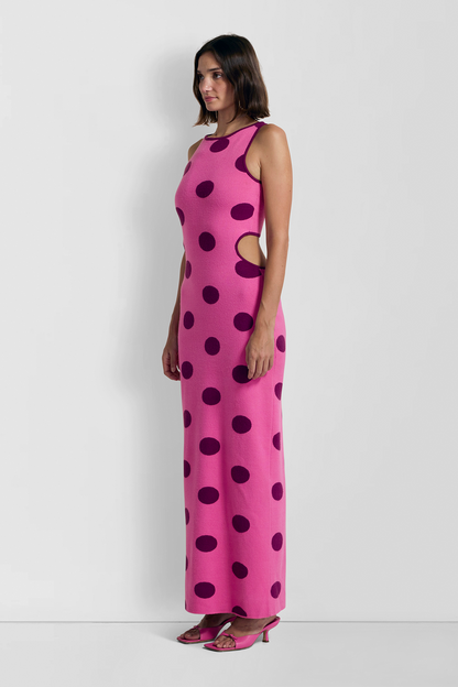 Mira Strick-Maxikleid – Candy Spot