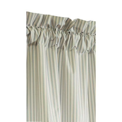 ThermaLogic Fenstervorhang-Set mit Streifen und Stangenaufsatz