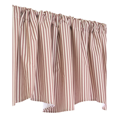ThermaLogic Fenstervorhang-Set mit Streifen und Stangenaufsatz