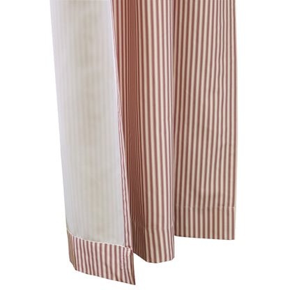 ThermaLogic Fenstervorhang-Set mit Streifen und Stangenaufsatz