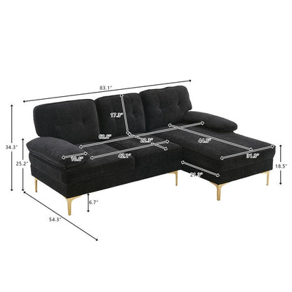 Three-Seat Simple And Stylish Indoor Modular Sofa
