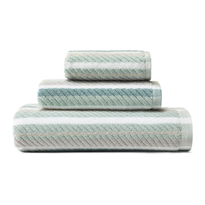 Tommy Bahama – 3-teiliges Handtuchset aus Baumwollfrottee mit Streifen „Ocean Bay“