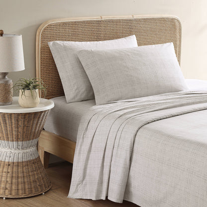 Tommy Bahama Bettwäsche-Sets aus gewaschenem Baumwollperkal mit Aufdruck