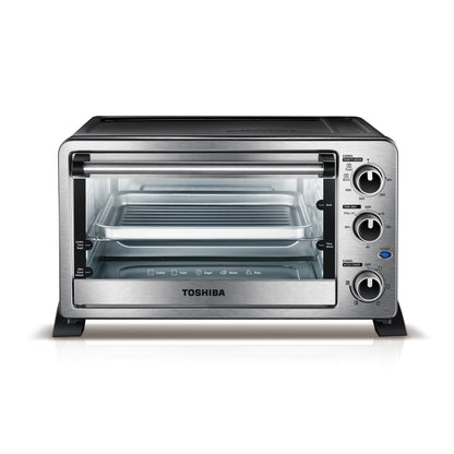Toshiba 6-Scheiben-Konvektions-Toasterofen, Edelstahl