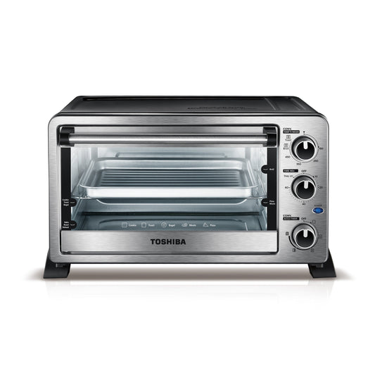 Toshiba 6-Scheiben-Konvektions-Toasterofen, Edelstahl