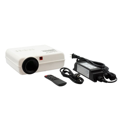 Total HomeFX 1500 Lumen Outdoor-Kino-Set mit aufblasbarer Leinwand