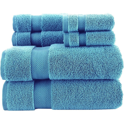 Towels Beyond Becci Handtuchset aus türkischer Baumwolle und schnelltrocknende, ultraweiche, super saugfähige Badetücher und 6er-Set