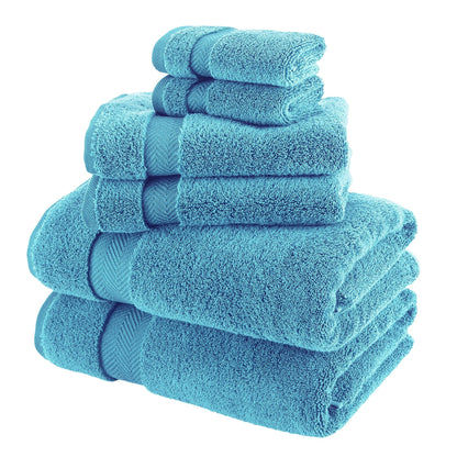 Towels Beyond Becci Handtuchset aus türkischer Baumwolle und schnelltrocknende, ultraweiche, super saugfähige Badetücher und 6er-Set