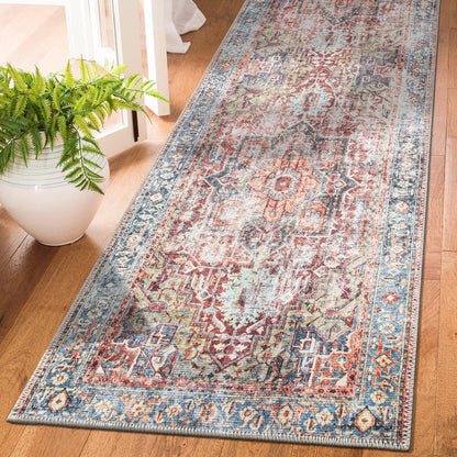 Traditioneller, maschinenwaschbarer Teppich im Used-Look