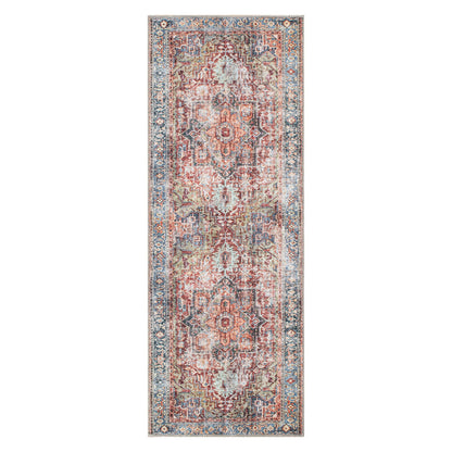 Traditioneller, maschinenwaschbarer Teppich im Used-Look