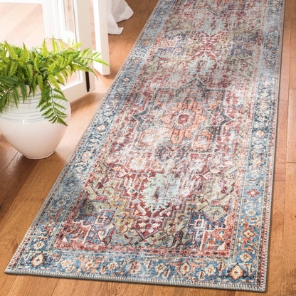 Traditioneller, maschinenwaschbarer Teppich im Used-Look