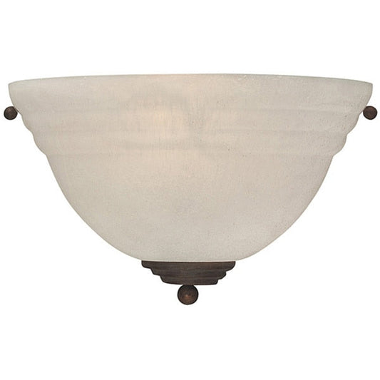 Übergangs-Wandleuchte mit 1 Licht und Olde-Ziegel-Finish