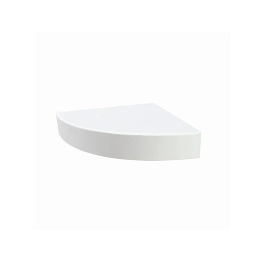Transolid Studio Eck-Duschsitz aus massiver Oberfläche, wandmontiert, 35,6 x 35,6 cm, 14,5 x 14,25 x 3
