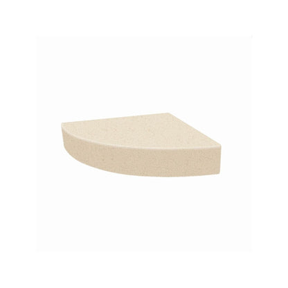 Transolid Studio Eck-Duschsitz aus massiver Oberfläche, wandmontiert, 35,6 x 35,6 cm, 14,5 x 14,25 x 3