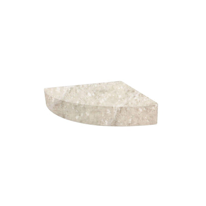 Transolid Studio Eck-Duschsitz aus massiver Oberfläche, wandmontiert, 35,6 x 35,6 cm, 14,5 x 14,25 x 3