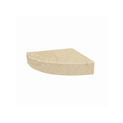 Transolid Studio Eck-Duschsitz aus massiver Oberfläche, wandmontiert, 35,6 x 35,6 cm, 14,5 x 14,25 x 3