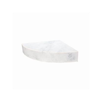 Transolid Studio Eck-Duschsitz aus massiver Oberfläche, wandmontiert, 35,6 x 35,6 cm, 14,5 x 14,25 x 3