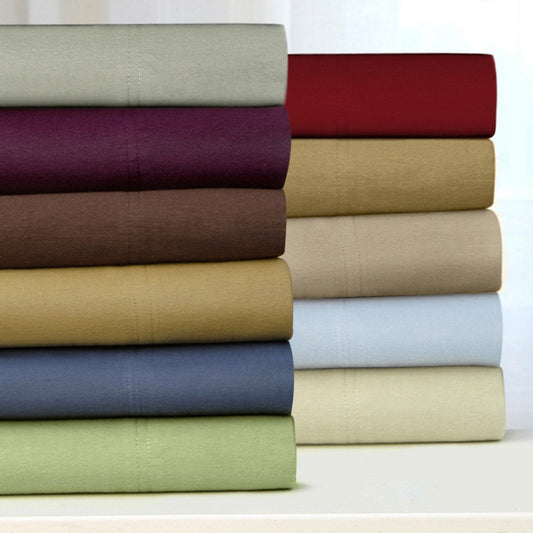 Tribeca Living Luxus-Bettlaken aus festem Flanell