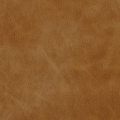Tuba Sofa, Cognac Faux Leather, Foam Cushions, Solid Pine Wood, 88 Inch