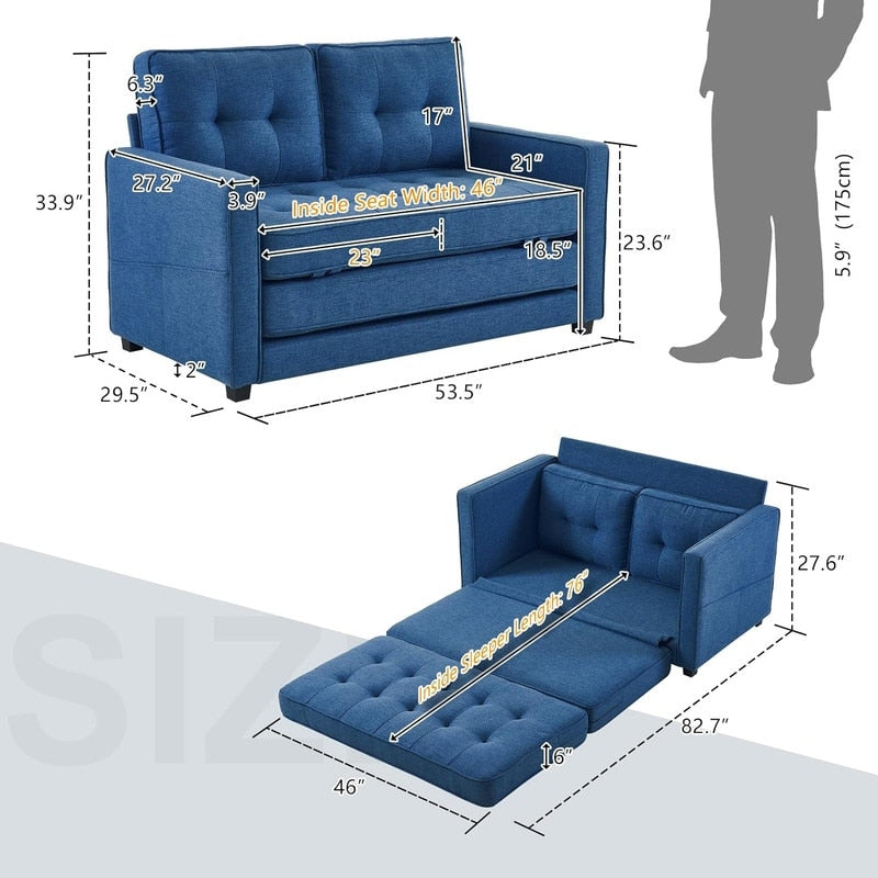 VINGLI Loveseat Sleeper