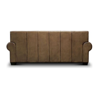 Valencia Top Grain Hand Antiqued Leather Traditional Sofa