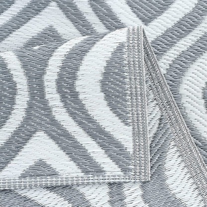 Leichte, wendbare Outdoor-Bodenmatte/Teppich „Venice“ aus recyceltem Kunststoff