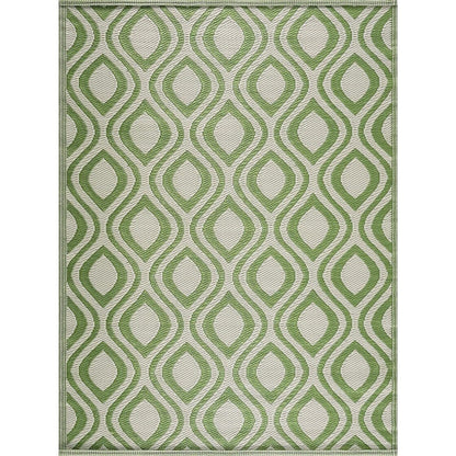 Leichte, wendbare Outdoor-Bodenmatte/Teppich „Venice“ aus recyceltem Kunststoff
