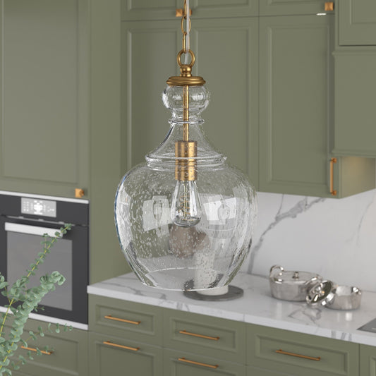 Verona 11 Wide Pendelleuchte mit Glasschirm - 11 Wide