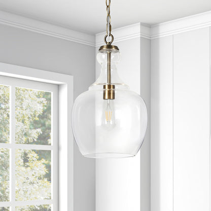 Verona 11 Wide Pendelleuchte mit Glasschirm - 11 Wide