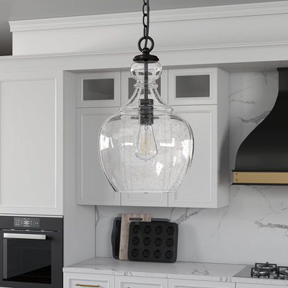 Verona 11 Wide Pendelleuchte mit Glasschirm - 11 Wide
