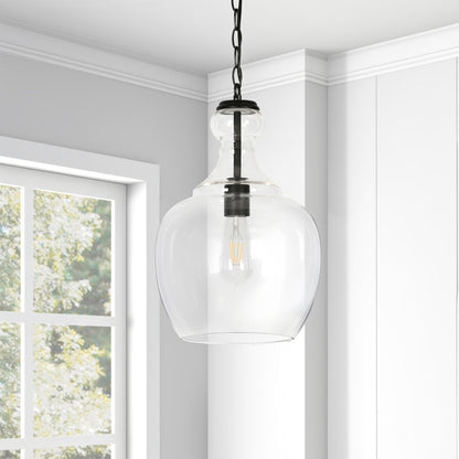 Verona 11 Wide Pendelleuchte mit Glasschirm - 11 Wide