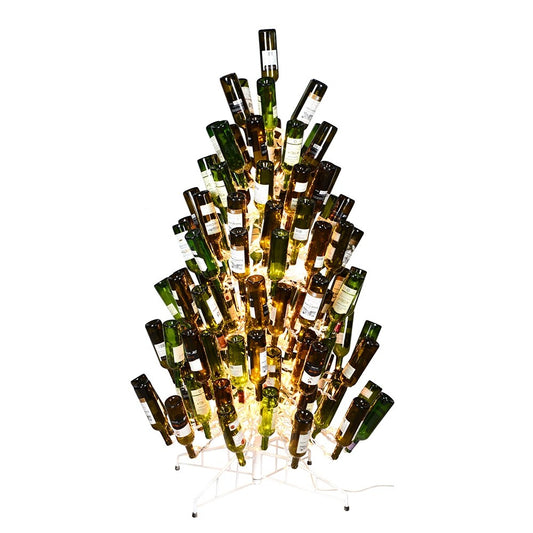 Künstliche Weißweinflasche DuraL 600 cl von Vickerman, 6,5 x 46 Zoll. Für 121 Flaschen.