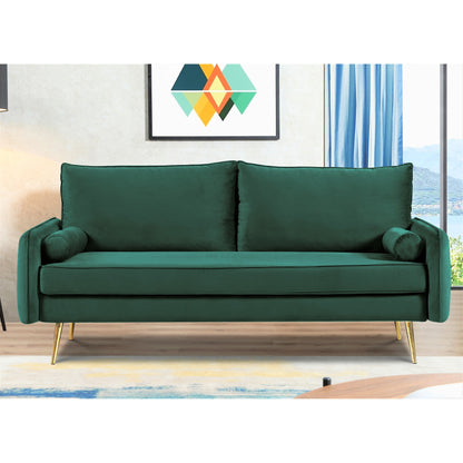 Villeda 70''W Polyester Square Arms Sofa