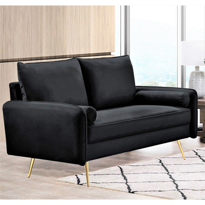 Villeda 70''W Polyester Square Arms Sofa