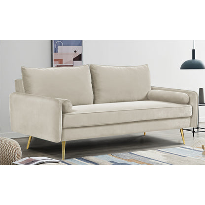 Villeda 70''W Polyester Square Arms Sofa