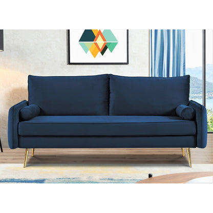 Villeda 70''W Polyester Square Arms Sofa