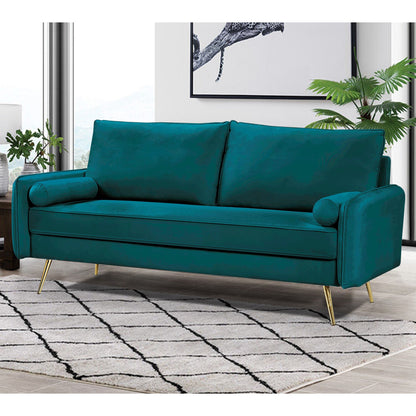 Villeda 70''W Polyester Square Arms Sofa