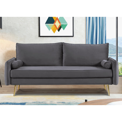 Villeda 70''W Polyester Square Arms Sofa