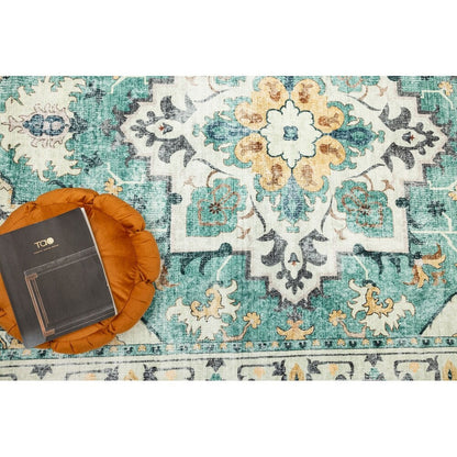 Moderner abstrakter Vintage-Teppich