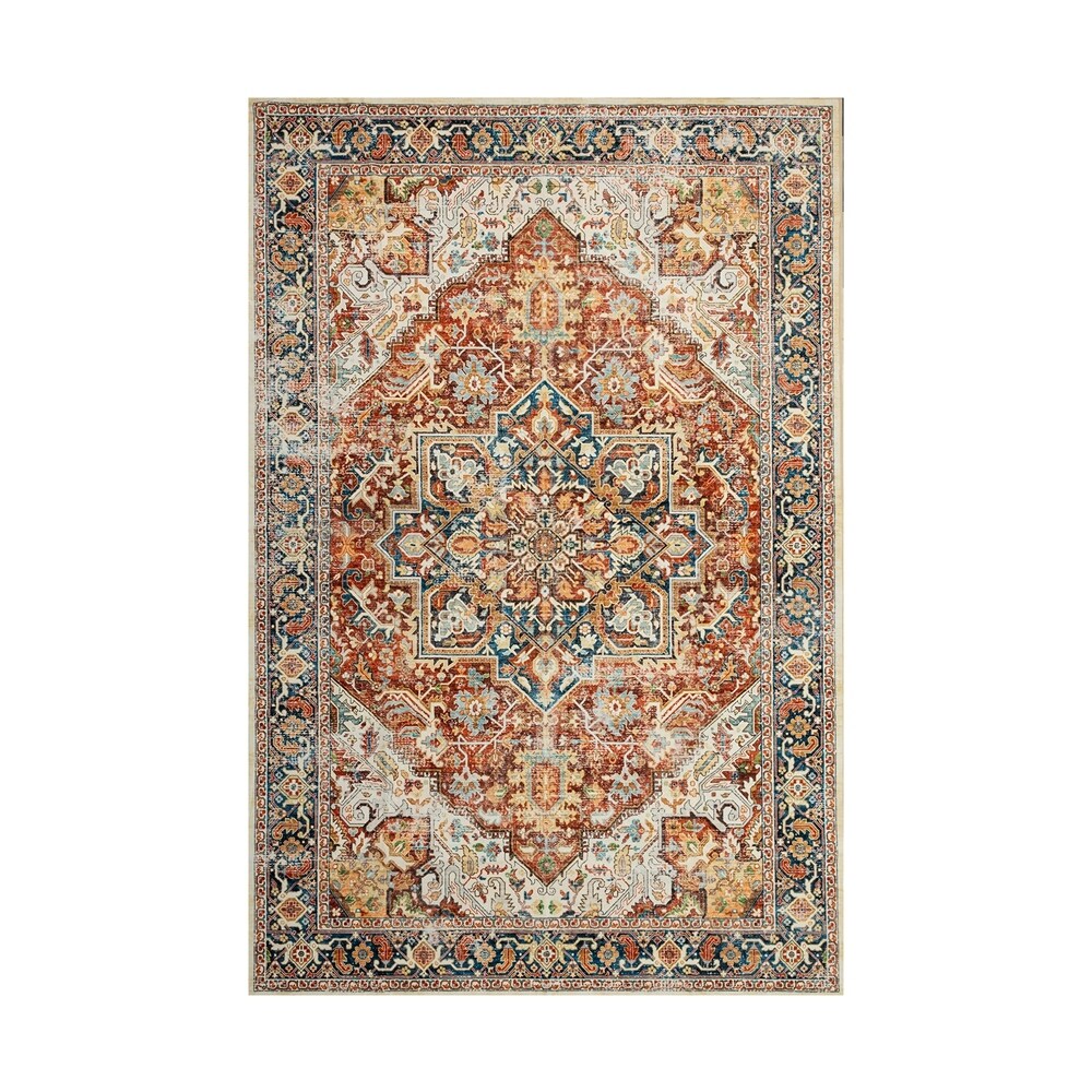 Moderner abstrakter Vintage-Teppich