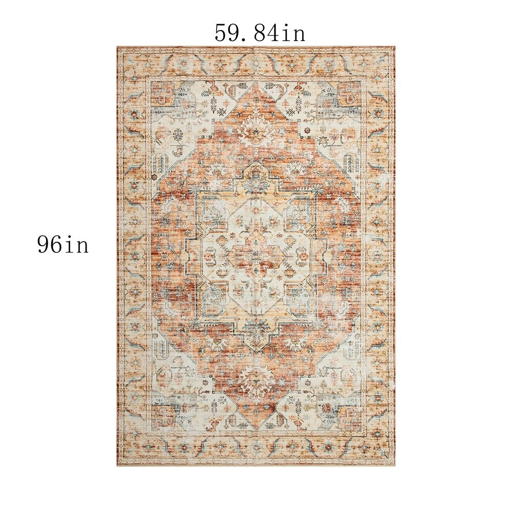 Moderner abstrakter Vintage-Teppich