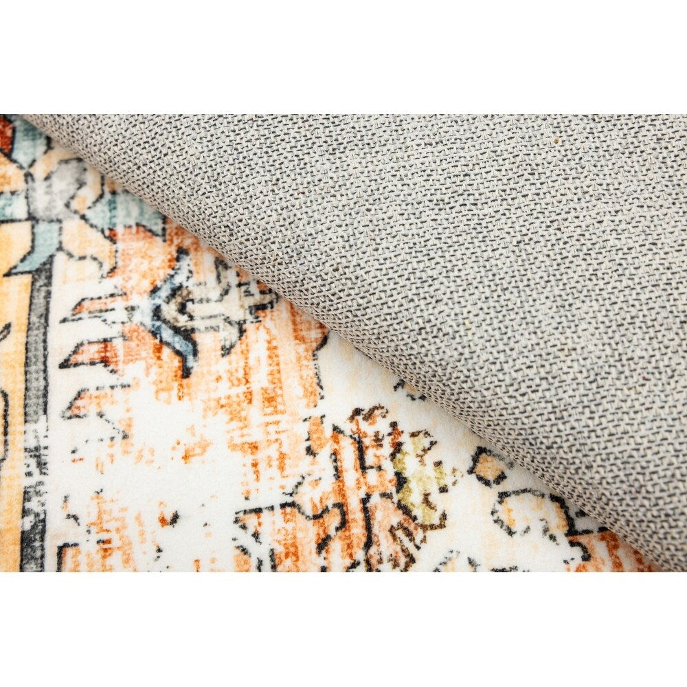 Moderner abstrakter Vintage-Teppich